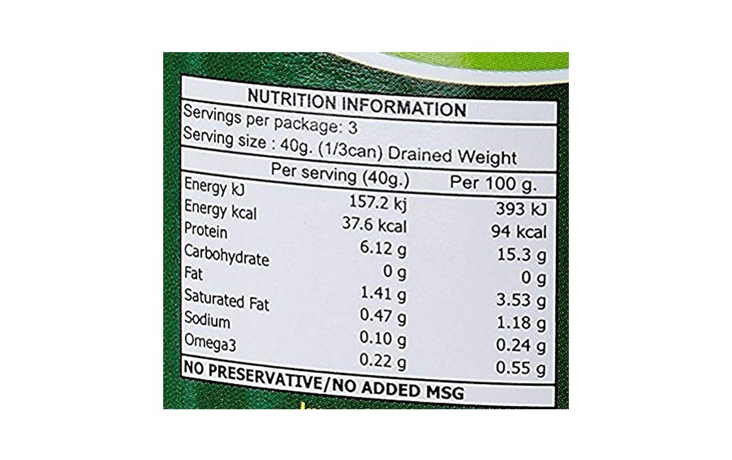 Golden Prize Mackerel in Brine    Tin  200 grams